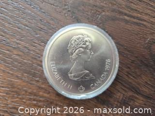 MaxSold Auction: 1976 Canada $10 Commemorative 92.5 Silver Coin - Los Angeles (California, USA) PARTNER MANAGED Moving Online Auction - West 36th Street (CONDO)