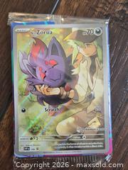 MaxSold Auction: 20 Pokémon Cards: Tornadus Full Art & N's Zorua Promo - Los Angeles (California, USA) PARTNER MANAGED Moving Online Auction - West 36th Street (CONDO)
