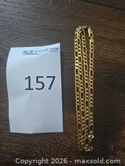 MaxSold Auction: Heavy 14K Gold Necklace Chain - Made in Italy - Los Angeles (California, USA) PARTNER MANAGED Moving Online Auction - West 36th Street (CONDO)