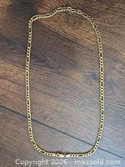 MaxSold Auction: Heavy 14K Gold Necklace Chain - Made in Italy - Los Angeles (California, USA) PARTNER MANAGED Moving Online Auction - West 36th Street (CONDO)