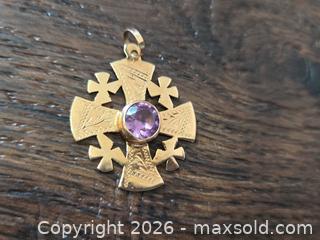 MaxSold Auction: Lot of 10 14K Yellow Gold Pendant / Charm Assorted Themes - Los Angeles (California, USA) PARTNER MANAGED Moving Online Auction - West 36th Street (CONDO)