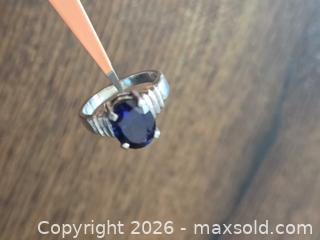 MaxSold Auction: Lot of 12 Sterling Silver Rings with Mixed Gemstone Colors - Los Angeles (California, USA) PARTNER MANAGED Moving Online Auction - West 36th Street (CONDO)