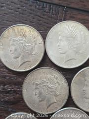 MaxSold Auction: Lot of 13 Peace Silver Dollars (1922–1935) 90% Silver - Los Angeles (California, USA) PARTNER MANAGED Moving Online Auction - West 36th Street (CONDO)