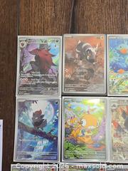 MaxSold Auction: Lot of 16 Pokémon TCG Full Art  Illustrated Holo Cards - Los Angeles (California, USA) PARTNER MANAGED Moving Online Auction - West 36th Street (CONDO)