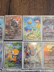 MaxSold Auction: Lot of 16 Pokémon TCG Full Art  Illustrated Holo Cards - Los Angeles (California, USA) PARTNER MANAGED Moving Online Auction - West 36th Street (CONDO)