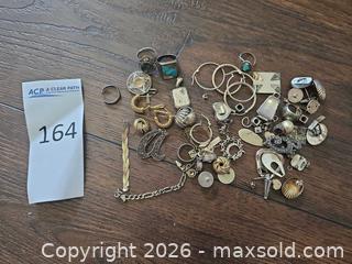 MaxSold Auction: Mixed Sterling Silver Jewelry Lot with Turquoise, Pearl & Abalone - Los Angeles (California, USA) PARTNER MANAGED Moving Online Auction - W 36th Street (CONDO)