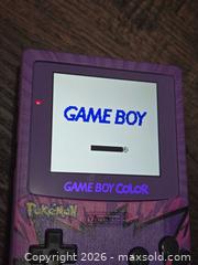 MaxSold Auction: Nintendo Game Boy Color (CGB-001) — Pokemon Gengar Shell - Los Angeles (California, USA) PARTNER MANAGED Moving Online Auction - West 36th Street (CONDO)