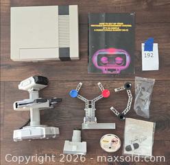 MaxSold Auction: Nintendo NES (Nintendo Entertainment System) with R.O.B. & Manual - Los Angeles (California, USA) PARTNER MANAGED Moving Online Auction - West 36th Street (CONDO)