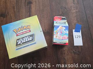 MaxSold Auction: Pokemon Lillie Premium Tournament Collection (5) - Los Angeles (California, USA) PARTNER MANAGED Moving Online Auction - West 36th Street (CONDO)