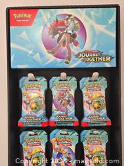 MaxSold Auction: Pokemon Scarlet & Violet — Journey Together Retail Display with 94 Packs - Los Angeles (California, USA) PARTNER MANAGED Moving Online Auction - West 36th Street (CONDO)