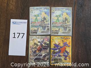 MaxSold Auction: Pokemon Trading Card Lot: Cynthia's Roserade & Garchomp ex (4) - Los Angeles (California, USA) PARTNER MANAGED Moving Online Auction - West 36th Street (CONDO)