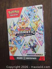 MaxSold Auction: Pokémon Booster Bundles – Scarlet & Violet Sets (4 Bundles) - Los Angeles (California, USA) PARTNER MANAGED Moving Online Auction - West 36th Street (CONDO)