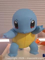 MaxSold Auction: Pokémon Collectible Figures - Squirtle & Charmander (Large) - Los Angeles (California, USA) PARTNER MANAGED Moving Online Auction - West 36th Street (CONDO)