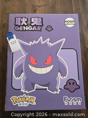 MaxSold Auction: Pokémon Gengar Large Figure — Funsm / Home Collection - Los Angeles (California, USA) PARTNER MANAGED Moving Online Auction - West 36th Street (CONDO)