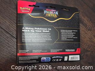 MaxSold Auction: Pokémon Scarlet & Violet Paldean Fates Packs (4) - Los Angeles (California, USA) PARTNER MANAGED Moving Online Auction - West 36th Street (CONDO)