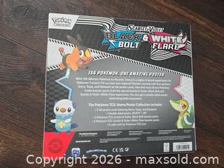 MaxSold Auction: Pokémon TCG Poster, Promo Cards, Boosters & Tech Stickers (Lot of 4) - Los Angeles (California, USA) PARTNER MANAGED Moving Online Auction - West 36th Street (CONDO)
