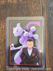 MaxSold Auction: Pokémon TCG Team Rocket's Mewtwo ex & Meowth Lot (4 cards) - Los Angeles (California, USA) PARTNER MANAGED Moving Online Auction - West 36th Street (CONDO)