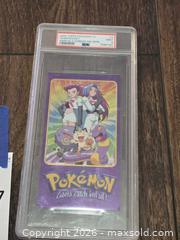 MaxSold Auction: Pokémon Topps TV Animation Edition Series 2 Team Rocket Holo Insert - Los Angeles (California, USA) PARTNER MANAGED Moving Online Auction - West 36th Street (CONDO)