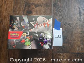 MaxSold Auction: Pokémon Unova White Flare & Black Bolt Mini Tin Display — 8 Tins - Los Angeles (California, USA) PARTNER MANAGED Moving Online Auction - West 36th Street (CONDO)