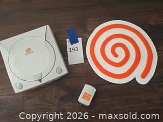 MaxSold Auction: Sega Dreamcast HKT-3020 Video Game Console (White) - Los Angeles (California, USA) PARTNER MANAGED Moving Online Auction - West 36th Street (CONDO)