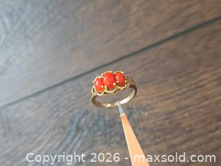 MaxSold Auction: Set of 3 14kt Gold Rings with Various Gemstones - Los Angeles (California, USA) PARTNER MANAGED Moving Online Auction - West 36th Street (CONDO)