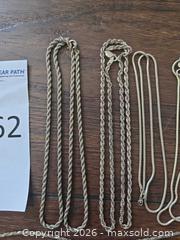 MaxSold Auction: Sterling Silver Necklaces & Chains, 6 Pieces - Los Angeles (California, USA) PARTNER MANAGED Moving Online Auction - West 36th Street (CONDO)