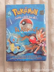 MaxSold Auction: VINTAGE Pokémon / Wizards of the Coast Blackout Theme Deck (1999) - Los Angeles (California, USA) PARTNER MANAGED Moving Online Auction - West 36th Street (CONDO)