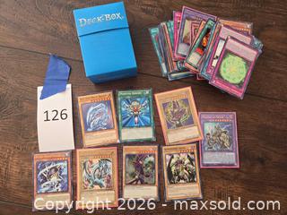 MaxSold Auction: Yu-Gi-Oh! Trading Cards Lot with Sleeves and Deck Box - Los Angeles (California, USA) PARTNER MANAGED Moving Online Auction - West 36th Street (CONDO)
