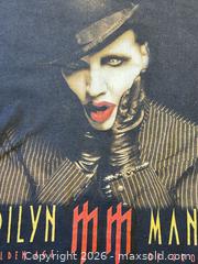 MaxSold Auction: Marilyn Manson Black T-shirt XL - Lantzville (British Columbia, Canada) SELLER MANAGED Downsizing Online Auction - Lantzville Road