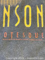 MaxSold Auction: Marilyn Manson Black T-shirt XL - Lantzville (British Columbia, Canada) SELLER MANAGED Downsizing Online Auction - Lantzville Road