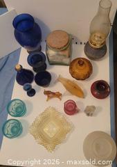 MaxSold Auction: Mixed Colored Glass Lot - East Hartford (Connecticut, USA) SELLER MANAGED Downsizing Online Auction - Hills Street