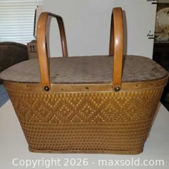 MaxSold Auction: Vintage Redman Picnic Basket - East Hartford (Connecticut, USA) SELLER MANAGED Downsizing Online Auction - Hills Street