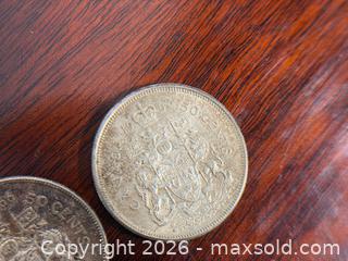 MaxSold Auction: 1963 & 1966 Canada Silver Half Dollars (50¢) – 80% Silver Pair - Hamilton (Ontario, Canada) SELLER MANAGED Estate Sale Online Auction - Park Street West