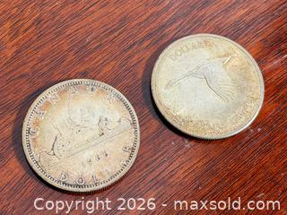 MaxSold Auction: 1966 & 1967 Canada Silver Dollar Coins – Centennial Goose & Voyageur - Hamilton (Ontario, Canada) SELLER MANAGED Estate Sale Online Auction - Park Street West