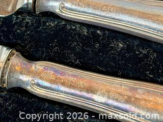 MaxSold Auction: Antique STERLING SILVER Handle Butter Knife Set + Travelling Knife/Fork Set - Hamilton (Ontario, Canada) SELLER MANAGED Estate Sale Online Auction - Park Street West