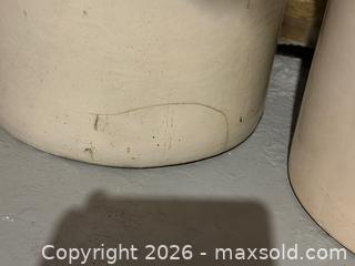 MaxSold Auction: Antique Stoneware Crock Lot – #12 & #5 w/ Blue Crown Mark - Hamilton (Ontario, Canada) SELLER MANAGED Estate Sale Online Auction - Park Street West