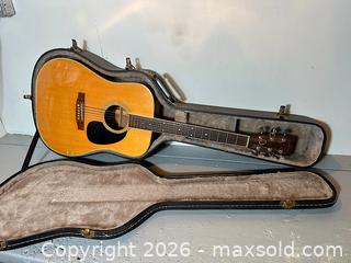 MaxSold Auction: Takemine & Co. Acoustic Guitar with Hardshell Case - Hamilton (Ontario, Canada) SELLER MANAGED Estate Sale Online Auction - Park Street West