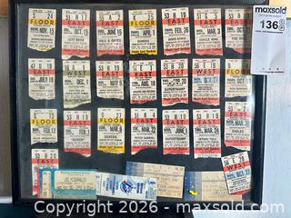 MaxSold Auction: Vintage Concert Ticket Stubs Collection Framed - Hamilton (Ontario, Canada) SELLER MANAGED Estate Sale Online Auction - Park Street West