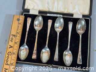 MaxSold Auction: Vintage STERLING SILVER Spoon Set - Hamilton (Ontario, Canada) SELLER MANAGED Estate Sale Online Auction - Park Street West
