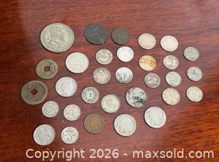 MaxSold Auction: Vintage World Coin Lot – Silver, 1800s–1900s - Hamilton (Ontario, Canada) SELLER MANAGED Estate Sale Online Auction - Park Street West