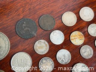 MaxSold Auction: Vintage World Coin Lot – Silver, 1800s–1900s - Hamilton (Ontario, Canada) SELLER MANAGED Estate Sale Online Auction - Park Street West