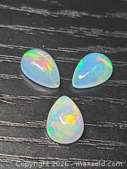 MaxSold Auction: AAA natural Jelly opal trio - Toronto (Ontario, Canada) PARTNER MANAGED Reseller Online Auction - Gerrard Street East