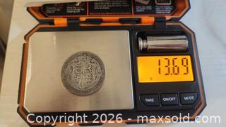MaxSold Auction:  1921 British Half Crown coin ,silver 13.69 grams - Mississauga (Ontario, Canada) SELLER MANAGED Downsizing Online Auction - Golden Orchard Drive (CONDO)