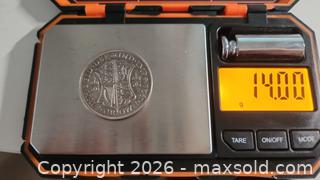 MaxSold Auction: 1928 Great Britain Half Crown Silver , weight 14 grams - Mississauga (Ontario, Canada) SELLER MANAGED Downsizing Online Auction - Golden Orchard Drive (CONDO)