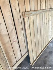 MaxSold Auction: 3 Pressure-Treated Pine 6 ft Fence Panels with Lattice Top - Acme (Alberta, Canada) PARTNER MANAGED Moving Online Auction - Township Road 292