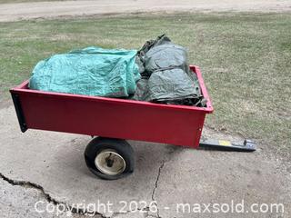 MaxSold Auction: Agri-Fab 10 cu. ft. Tow-Behind Garden Cart/Wagon - Acme (Alberta, Canada) PARTNER MANAGED Moving Online Auction - Township Road 292