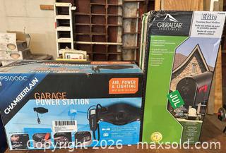 MaxSold Auction: Chamberlain GPS1000C Garage Power Station & Gibraltar/Elite Steel Mailbox - Acme (Alberta, Canada) PARTNER MANAGED Moving Online Auction - Township Road 292