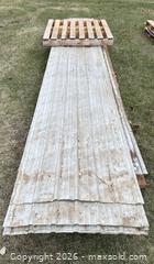 MaxSold Auction: Corrugated Galvanized Steel Roof Panels, 145inch,169 inch, 197inch X 34 " wide (40–60 pcs) - Acme (Alberta, Canada) PARTNER MANAGED Moving Online Auction - Township Road 292