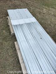 MaxSold Auction: Corrugated Galvanized Steel Roofing Panels, 16ft (approx. 35 - 5 at shorter random length) - Acme (Alberta, Canada) PARTNER MANAGED Moving Online Auction - Township Road 292