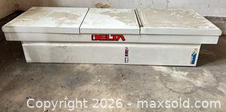 MaxSold Auction: Delta White Steel Pickup Truck Tool Box - Acme (Alberta, Canada) PARTNER MANAGED Moving Online Auction - Township Road 292
